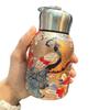 Határon átnyúló Új Kínai Stílusú Termosz Bögre Hordozható Kültéri Fogantyús Zseb Autós Bögre Nyomtatott Mintával