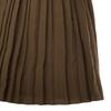 Unused Theory Made In Japan Mimole Length Pleated Skirt Brown Tagged Women Used