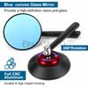 Round Motorcycle Rear View Mirrors Universal 8MM 10MM CNC Aluminum Handlebar Mirrors for Scooter Cruiser Dirt Bike