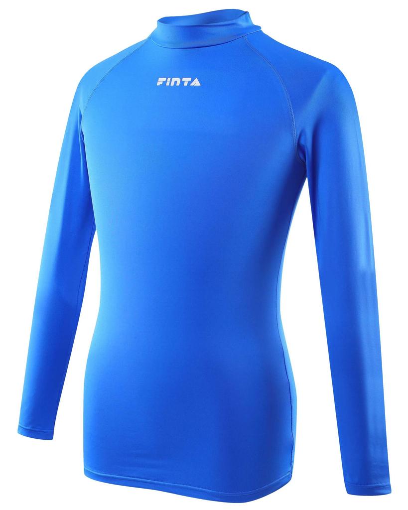 FINTA Men's Adult High-Neck Undershirt for Soccer and Futsal, FTW7027 (2100), Blue, Size M