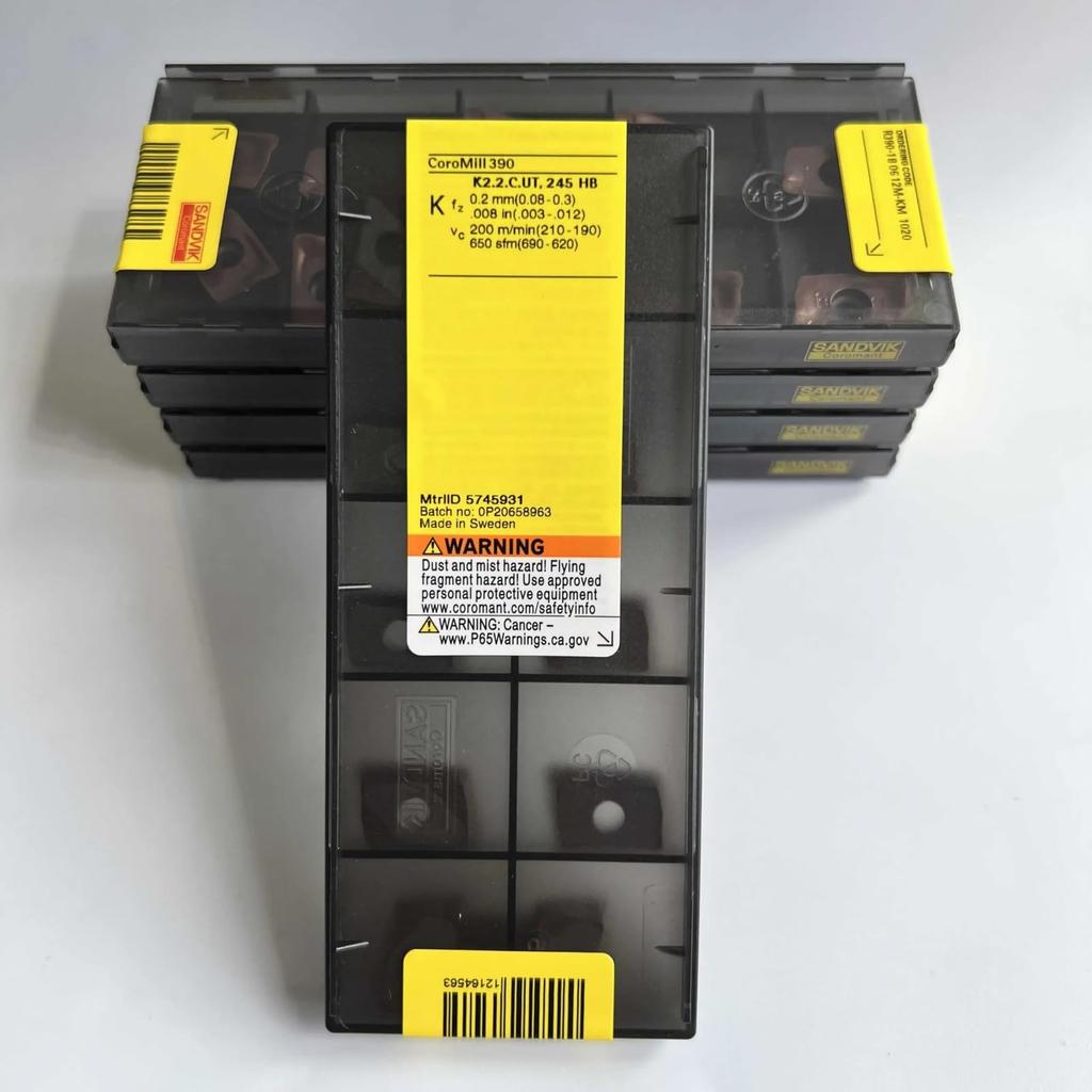 Original Sandvik / R390-180612M-KM 1020  / CNC lathe carbide blade 10 PCS