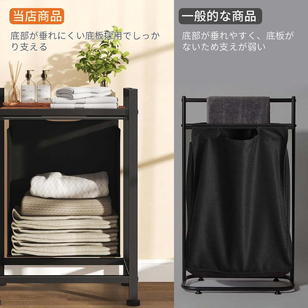 Sweetcrispy Laundry Basket with Laundry Sorting Basket Large Waterproof with Top Laundry Storage Laundry Vintage Style Casters, Rack, (1/2/4 Baskets),