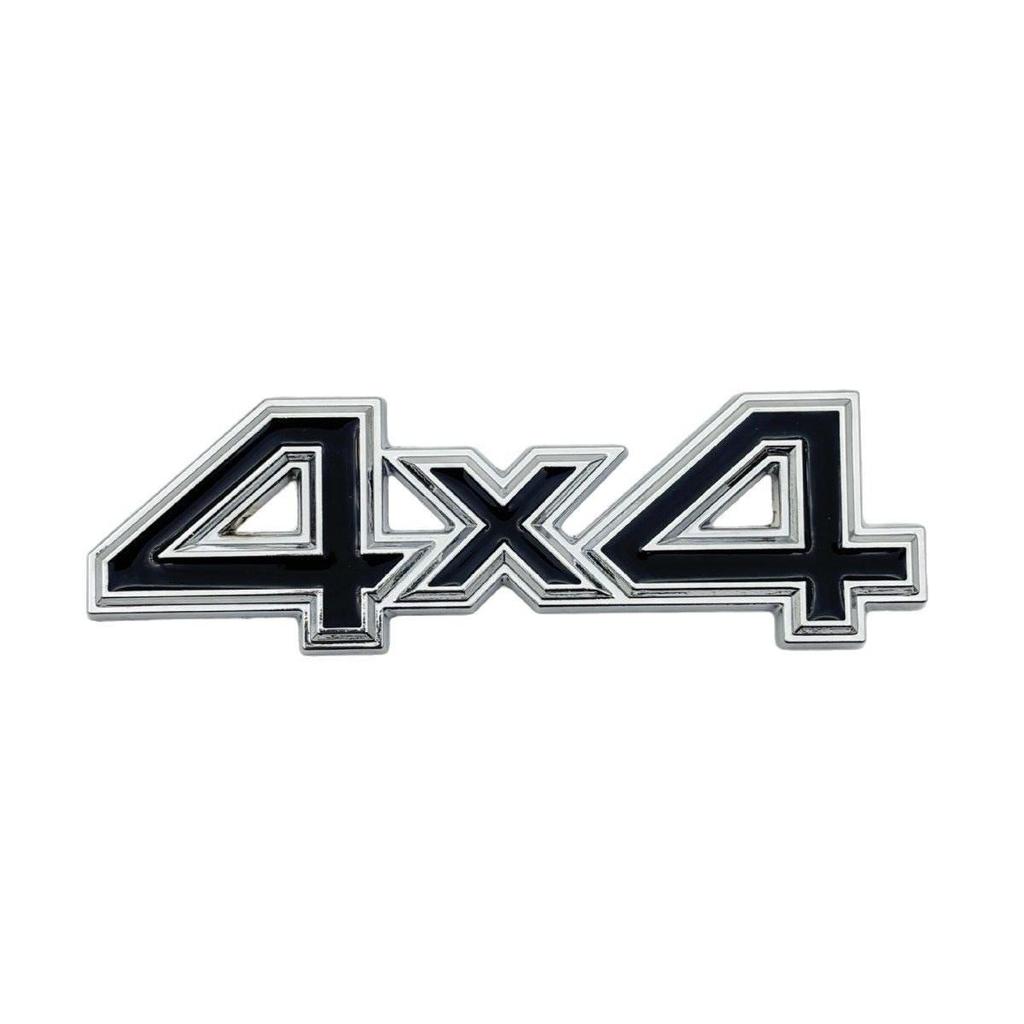 4x4 Geländewagen Aufkleber: Metall-Autosticker für Jeep-Logo, individualisierbar.