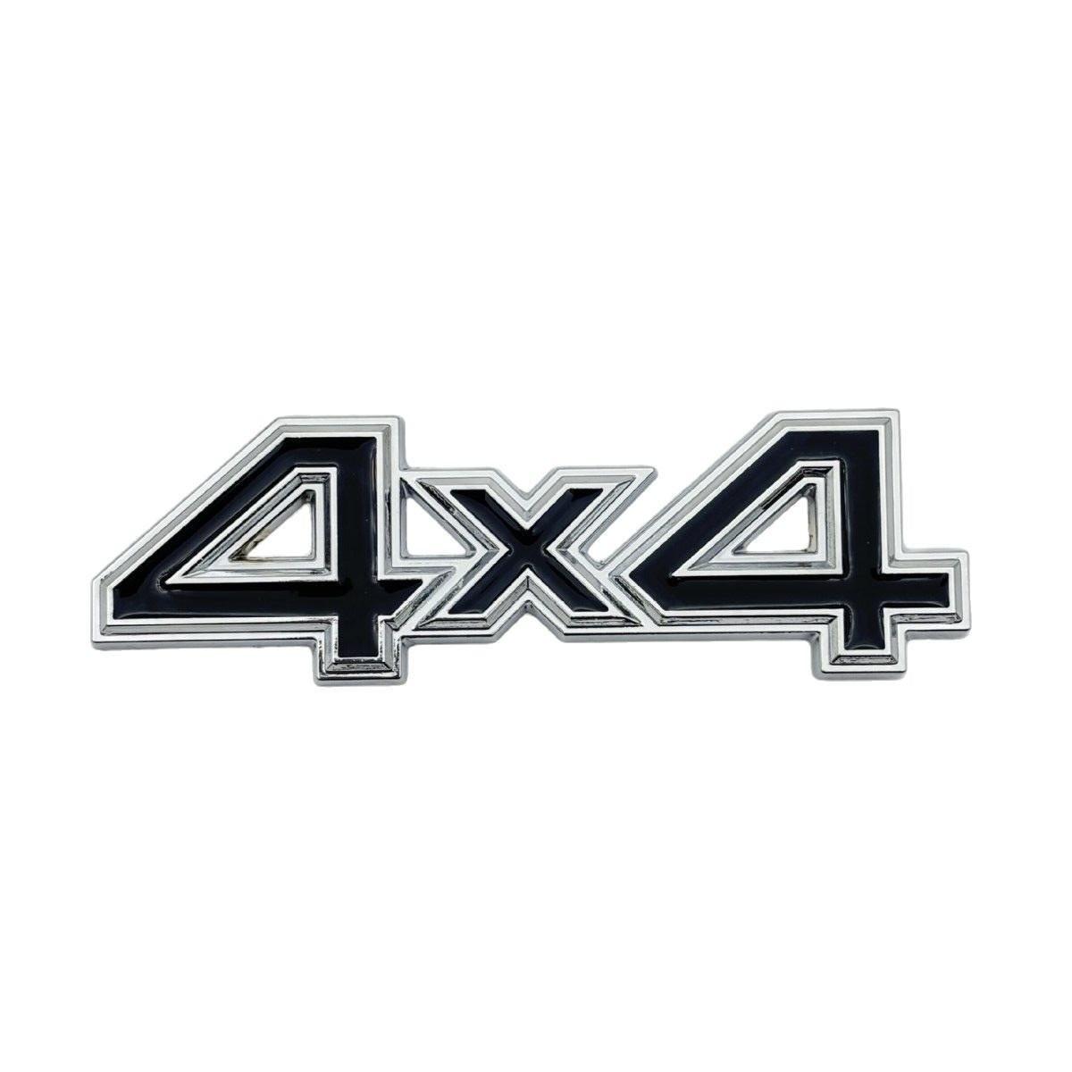 Наклейка «Внедорожник 4x4»: Металлическая наклейка на автомобиль для логотипа Jeep. Индивидуализация.