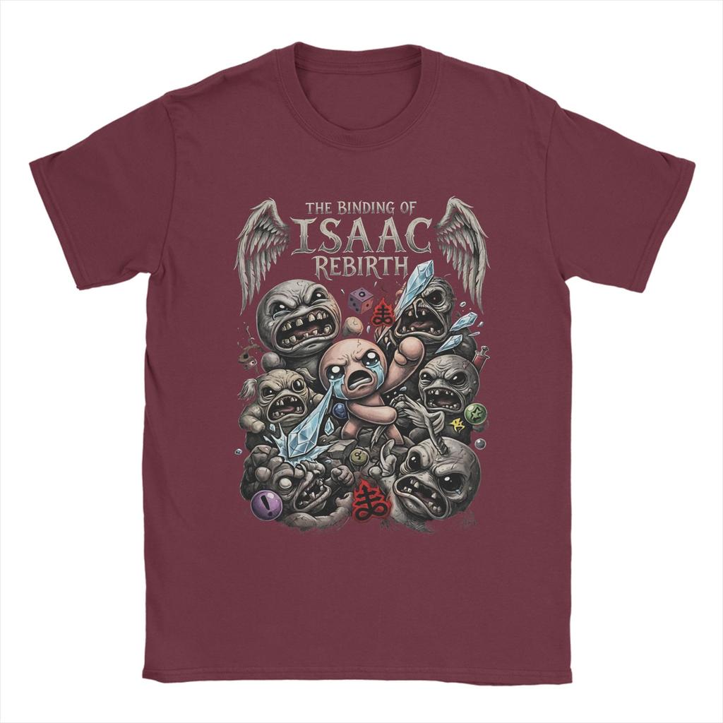 The Binding of Isaac Pixel Cotton T Shirt For Unisex Summer Vintage T Shirts Crewneck Hippie Tees Big Size Hot Sale Clothing
