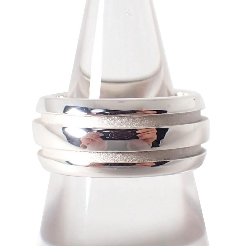 

[Used] TIFFANY/Tiffany 925 double line ring/13.5/g483-31