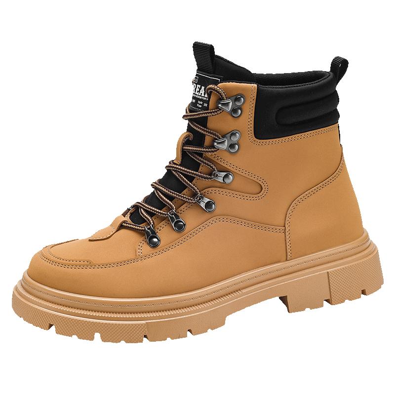 

The 2025 new designer anti-slip comfortable casual sports shoes, high-top men s ankle boots, large size and breathable 39