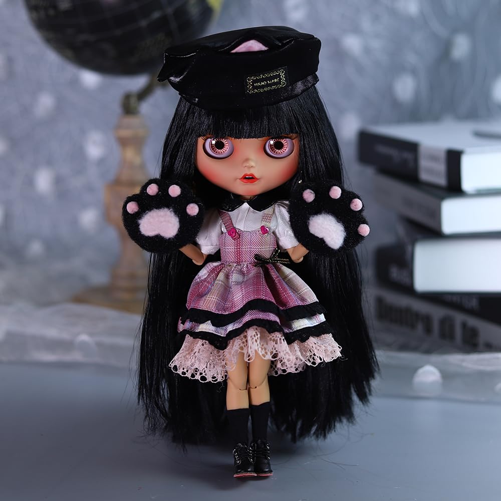 ICY Fortune Days Doll Clothes Cat Suitable for or 30cm Height Doll Dress Suitable for Clothes - Skirt, 1/6 Accessories, Blythe, Obitsu, Licca-chan
