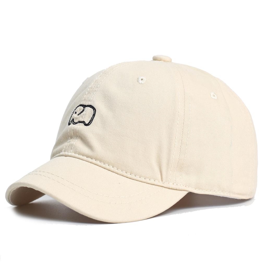 Short Brim Cotton Baseball Cap Men Women Casual Vintage Dad Hat Adjustable Trucker Style Low Profile Caps Nylon Fastener Tape