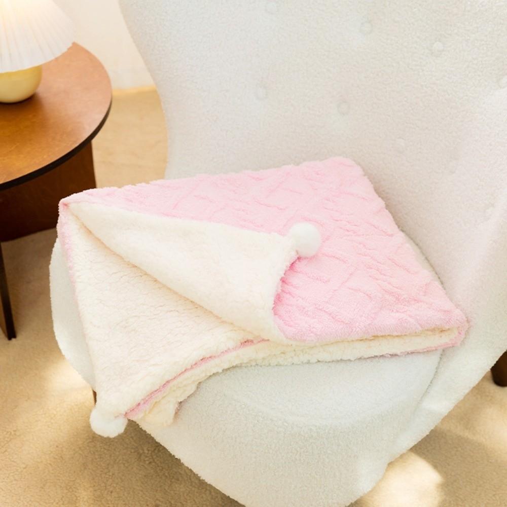 

New Washable Soft Cat Blanket Thicken Comfortable Warm Fluffy Pet Sleeping Bed For Cats
