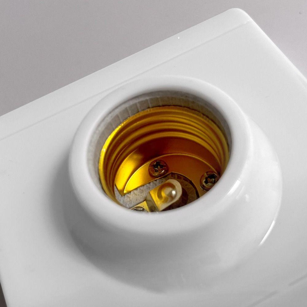 Shell Hanging Lamp Screw Cap E27 Lamp Holder LED Light Bulb Holder Fitting Socket Plug Light Base
