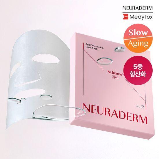 

Patented Wrinkle Care Medytox Neuraderm Age Defense Bio Mask Pack 1/5 sheets Age Defense Mask Pack 1 sheet