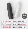 Mug Charcoal for Hot and Cold HCH The-peacock One-Touch Bottle, Gray, 600ml, Insulated, Water, AKT-60