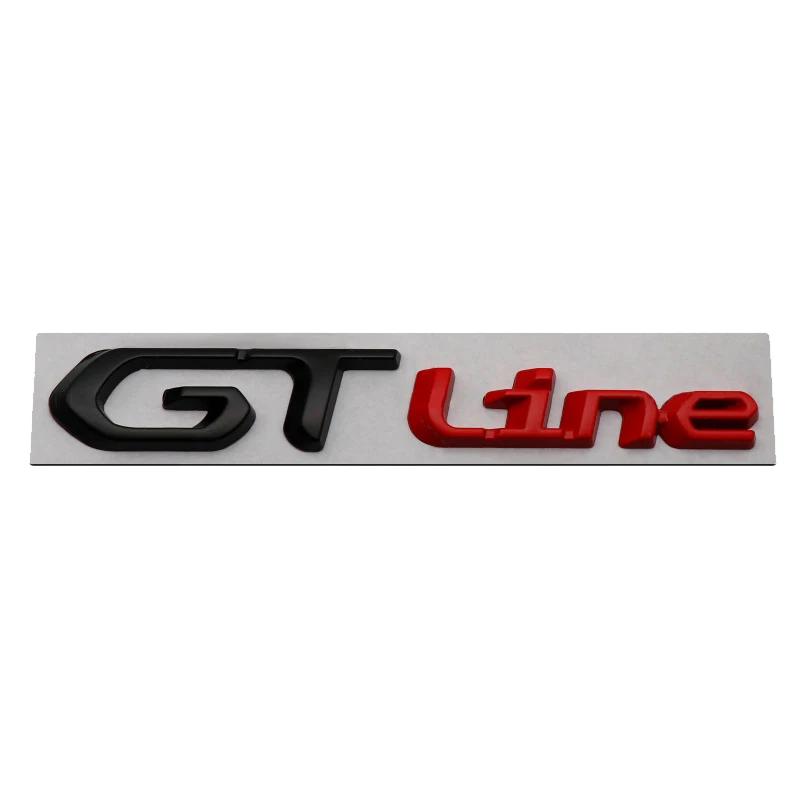 Bil Skärm Sido Klistermärke Bagageutrymme Metallmärke Emblem För GTI GT GTline GT RCZ 406 405 205 3008 206 208 408 508 407 107 307