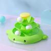 Interactive Cat Toy 3 Level Tower Turntable Ball Track Toy with 3pcs Ball