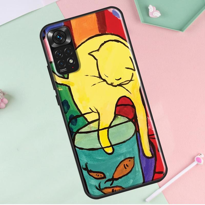 

Картина Анри Матисса для Redmi Note 12 Pro Plus Чехол для Redmi Note 10 8 9 11 Pro 12S 11S 10S 9S 9C 10C 12C Чехол Redmi 9