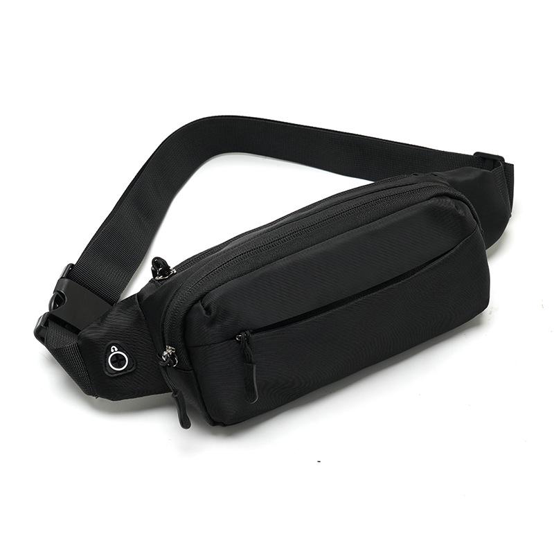 

Универсальная черная нагрудная сумка-кроссбоди для занятий спортом на открытом воздухе и альпинизма чёрный