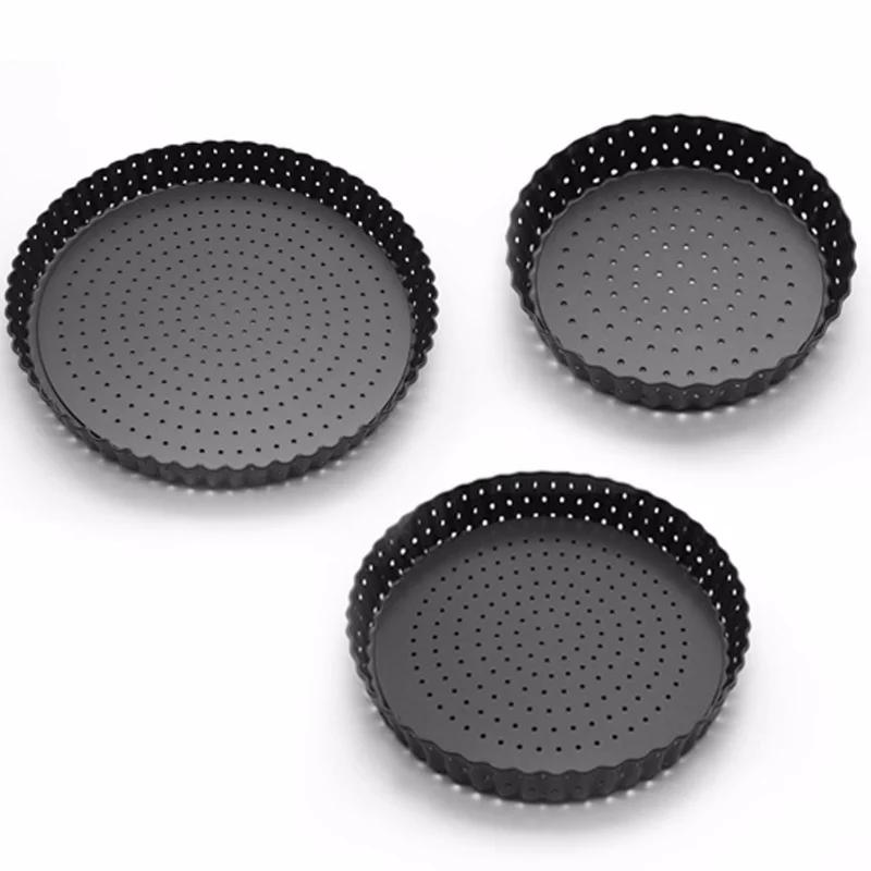 Perforated Cake Pan PIZZA Pan Non-Stick Fruit Pie Cake Molds Baking Pan Bottom Baking Tray Bakeware Tools