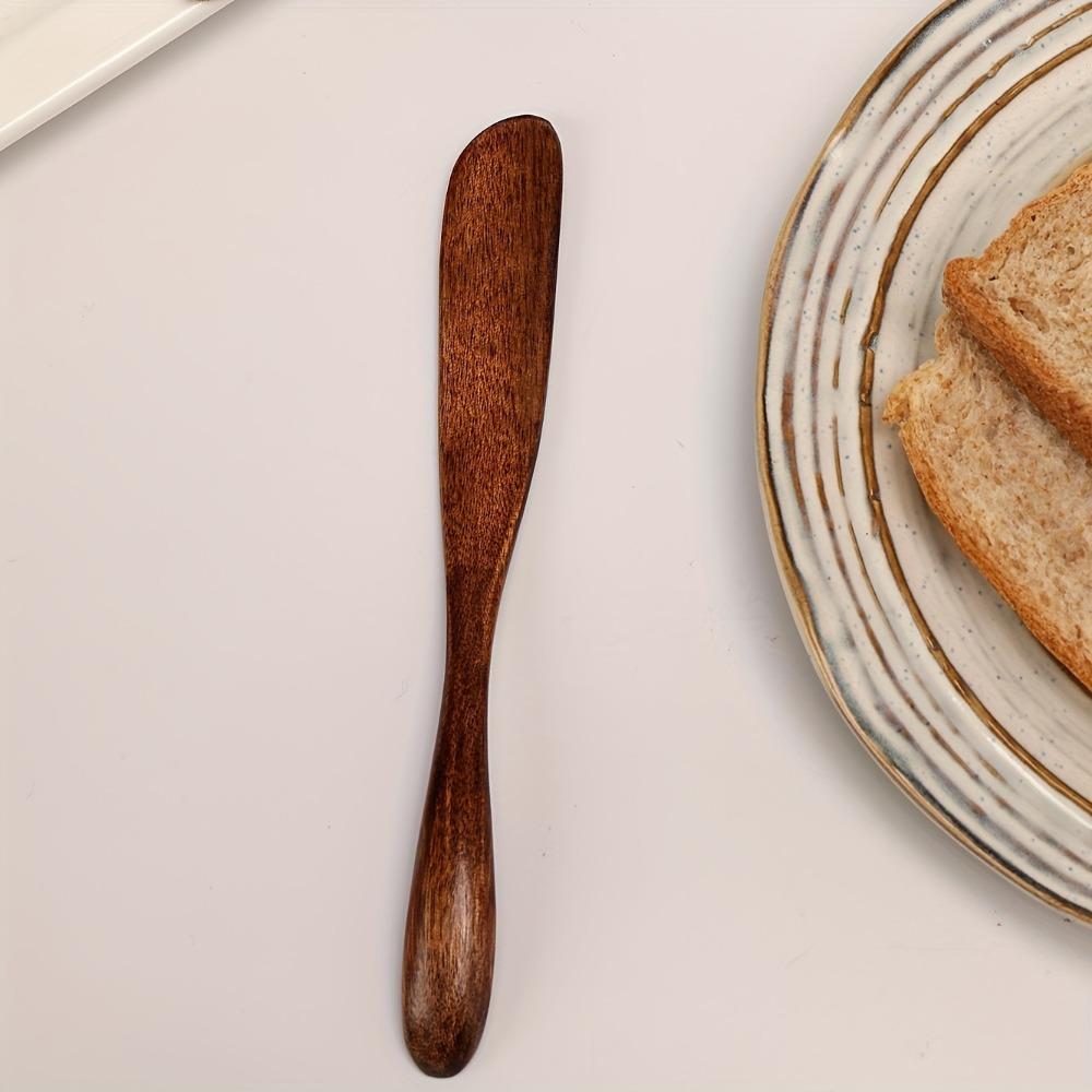 1PC Premium Wooden Cream Spatula Spreader - Heat Resistant, Non-Stick Multi-Functional Kitchen Utensil for Baking, Stirring, and Serving