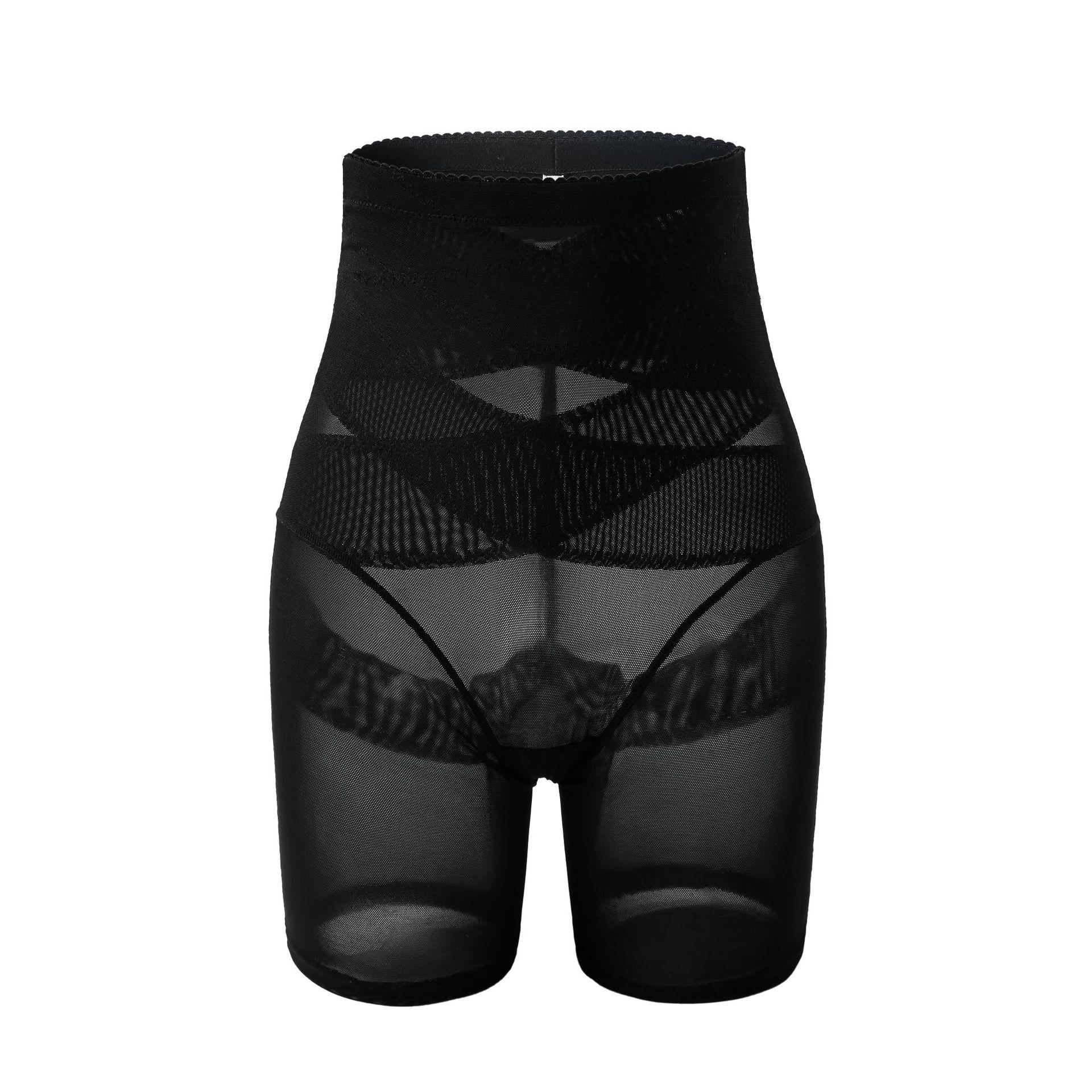 

Корректирующее белье для женщин Трусики с контролем живота Подъемник ягодиц Бесшовные шорты для коррекции фигуры Высокая талия Тренер для похудения Бедра для похудения Нижнее белье Защитные шорты XXXL чёрный