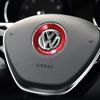 Hijk1 ·Car Aluminium Alloy Steering Wheel Logo Circle Trim Sticker For Volkswagen VW Golf Polo Jetta CADDY Tiguan Passat Accessories