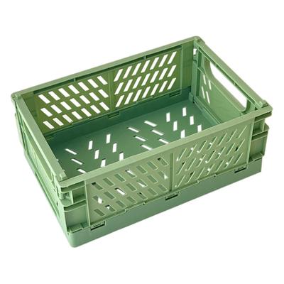Mini Cesta de Plástico Plegable Cesta de Almacenamiento Colapsable para Organizar Almacenamiento Hogar Cocina Dormitorio
