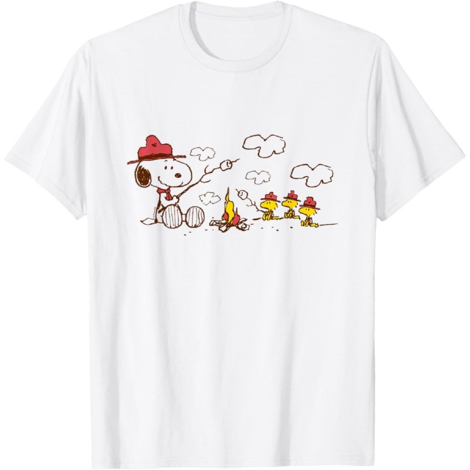 Peanuts - Beagle Scouts Fire T-Shirt XXXXXL белый