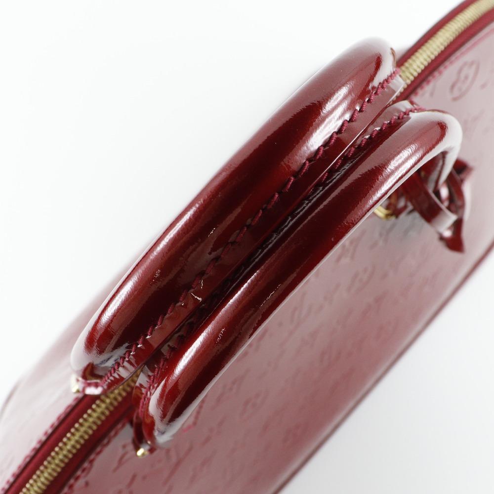 LOUIS VUITTON Alma GM Handbag M93596 Pomdamul Red Vernis Women Used