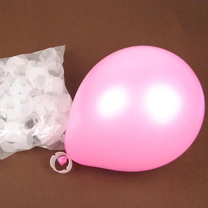 50/100 peças Fivela de Anel Circular para Balão de Arco Abertura de Casamento Suporte de Porta de Shopping Acessórios de Fabricação de Fivela de Anel