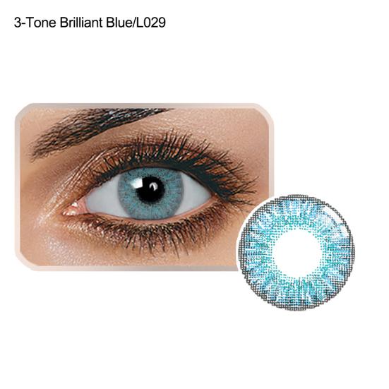 

1 пара 14,5 мм DIA унисекс синий зеленый медовый коричневый серый цвет контакт