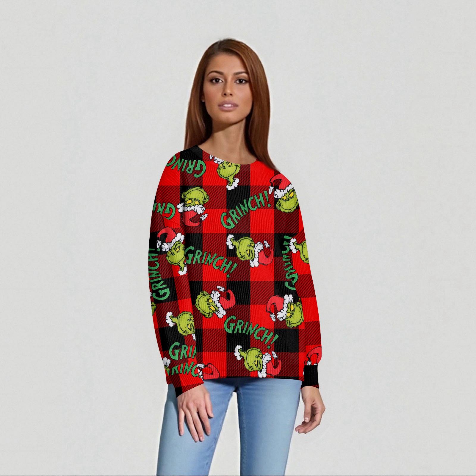 

Женские повседневные топы на каждый день Вязаный свитер XXL красный