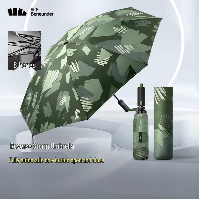 Beneunder Automatic Foldable Large Canopy Business Umbrella