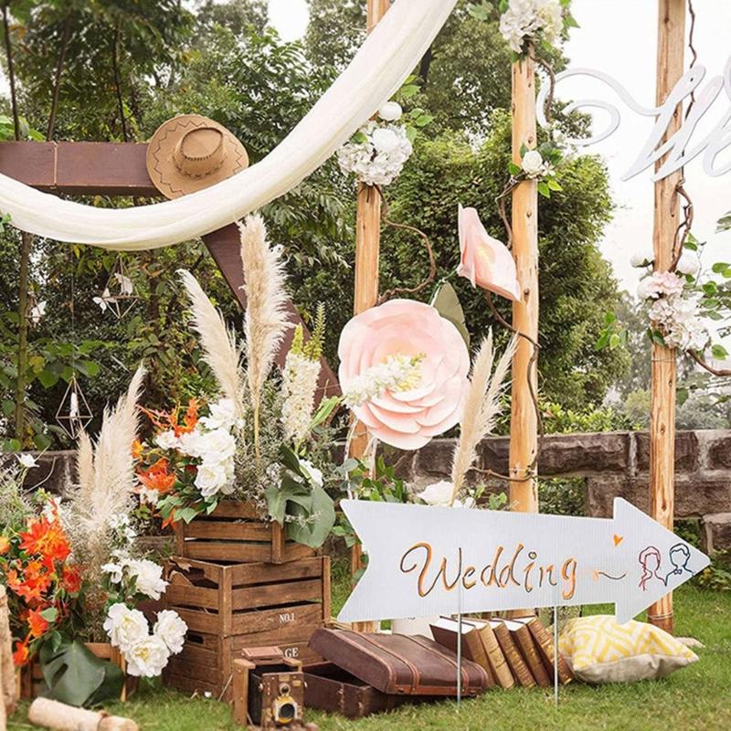 Wetterfestes Gartenschild mit Erdspieß Langlebigkeit Metall und Kunststoff für Außengartendekoration