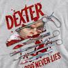Dexter Unisex-Sweatshirt für Erwachsene „Blood Never Lies“