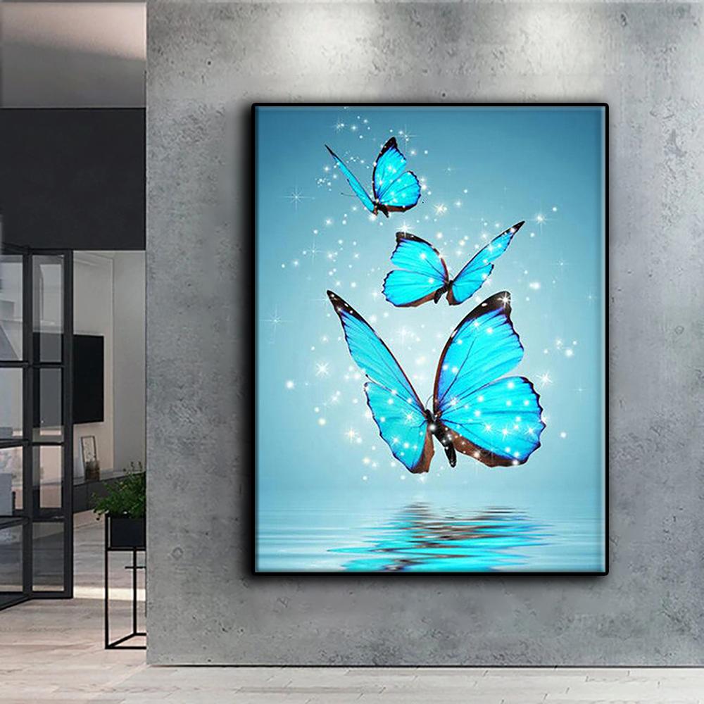 5D DIY diamantová malba křížovým stehem zvířecí diamantové vyšívání mozaika na zeď Domácí dekorace