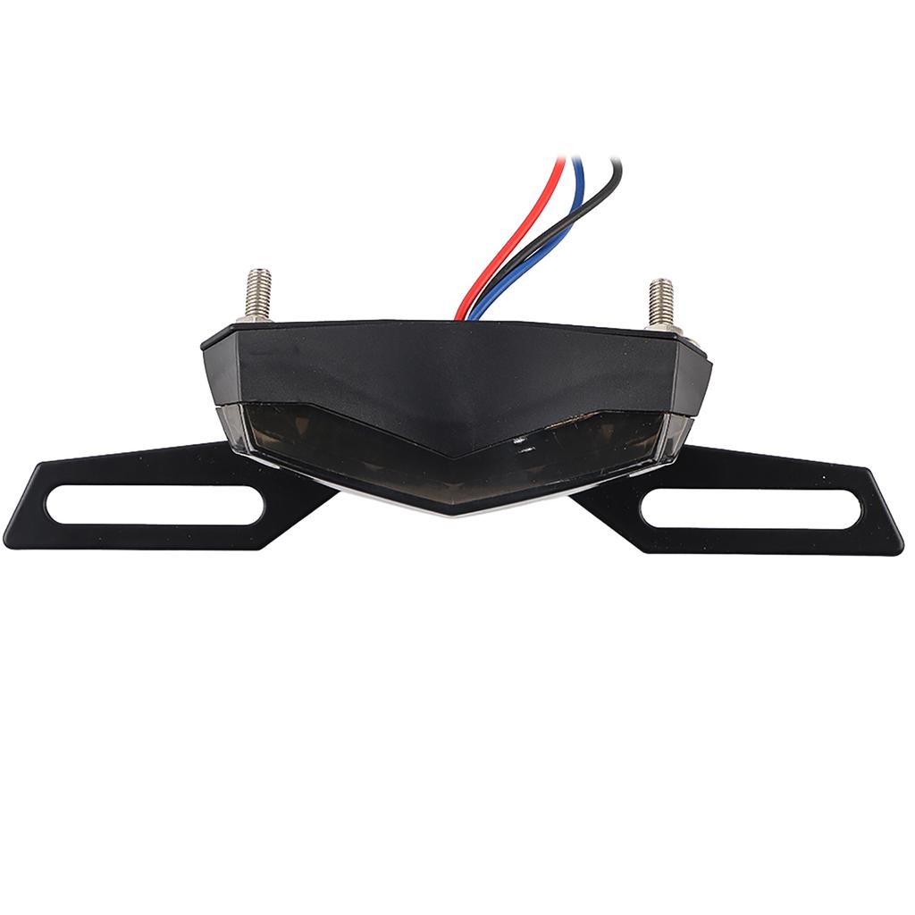 1Pc Motorcycle Dirt Bike LED Tail Brake Light License Plate Mount Holder Bracket Red Blue Light