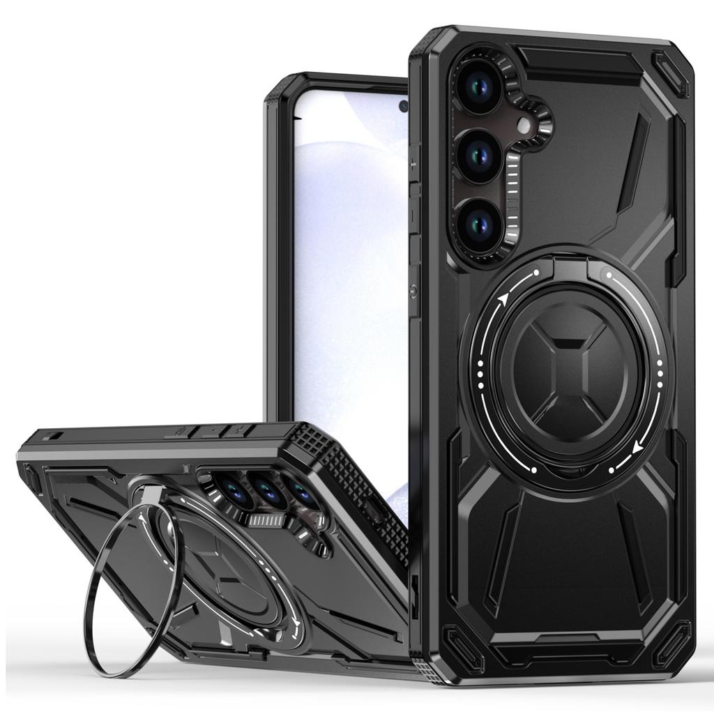 For Samsung Galaxy S24+ Case Kickstand Hybrid Magnetic Phone Cover