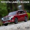 1/24 Scale Toyota LAND CRUISER LC300 SUV Model Car Model Alloy Diecasts Metal Toys With Sound And Light Pull Back Gifts For Children