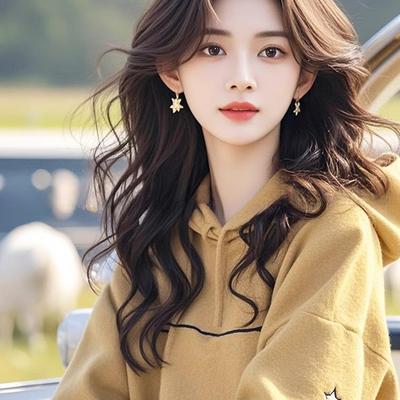 Frühherbst Kleinperson Design Gelber Kapuzenpullover Dünnes Sweatshirt Aktualisierter Stil für Damen