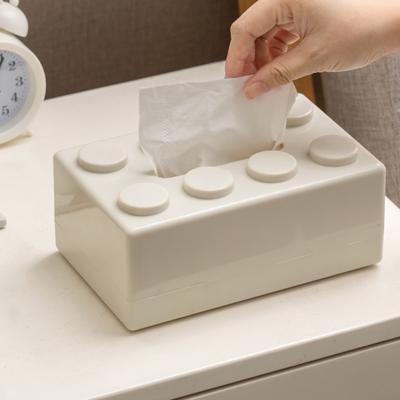Kreativní dávkovač papírových kapesníků z kostek roztomilý obal na kapesníky úložný box na kapesníky do obývacího pokoje ložnice koupelny domácí kanceláře