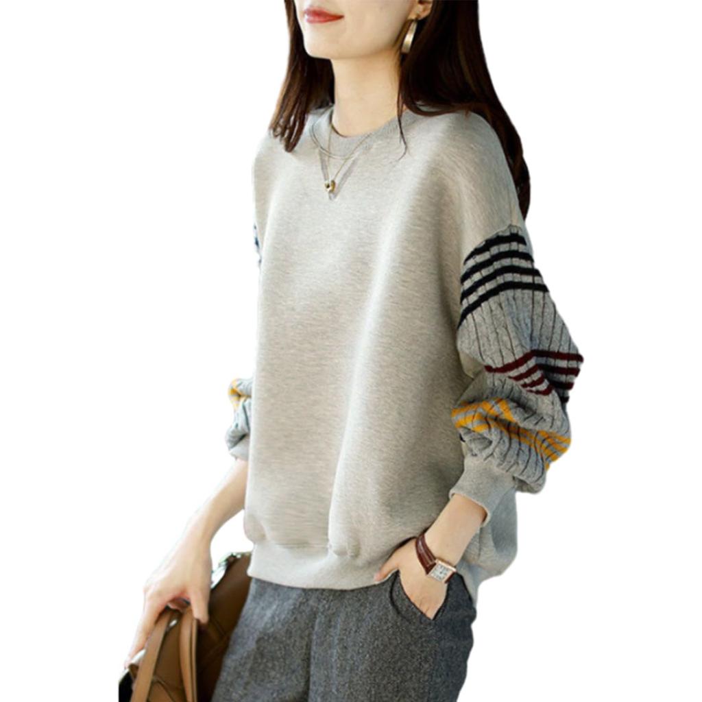 NONELECEDOLE Long Sleeve Pullover Round Loose Plus Sizes Perfect for and Winter Women's Hoodie, Top, Neck, Fit, Available, Casual, Cute, Slimming,
