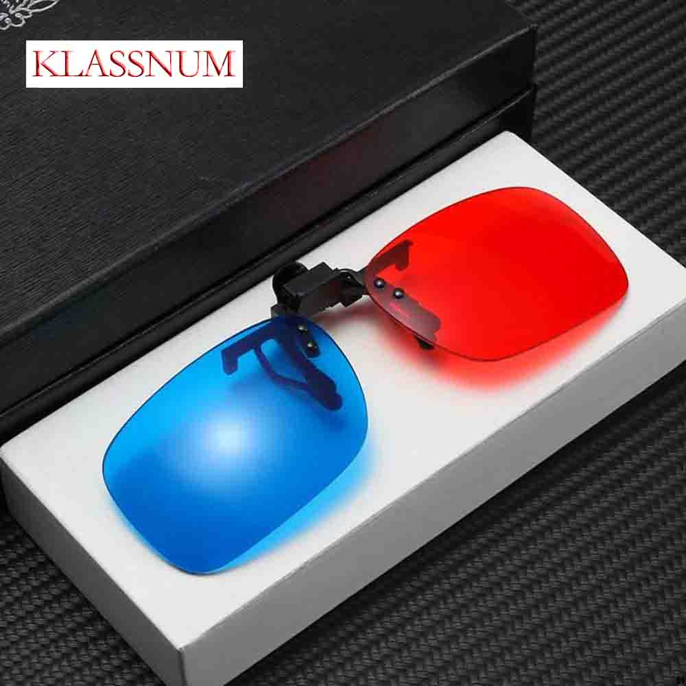 Occhiali 3D Adatti Sulla Maggior Parte degli Occhiali da Vista per Film 3D, Giochi e TV Lenti Antiriflesso per la Guida Intero