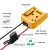 Power Wheel Adapter for 18/20V Battery Adapter Power Wheel Battery Conversion Kit with Switches Fuses Wire Terminals 12A