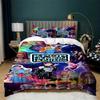 3 Pieces KPop Duvet Cover Sets Super Soft Comfortable Bedding Sets Lightweight 1 Duvet Cover,2 Pillow Shams
