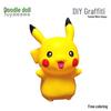 DIY Unbreakable Plaster Piggy Bank Painting Kit - Pikachu Design