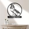 Exclusive Mantis Metal Wall Art, Modern Style Featherless Power Decor, Multi-Purpose Home Hanging Sign