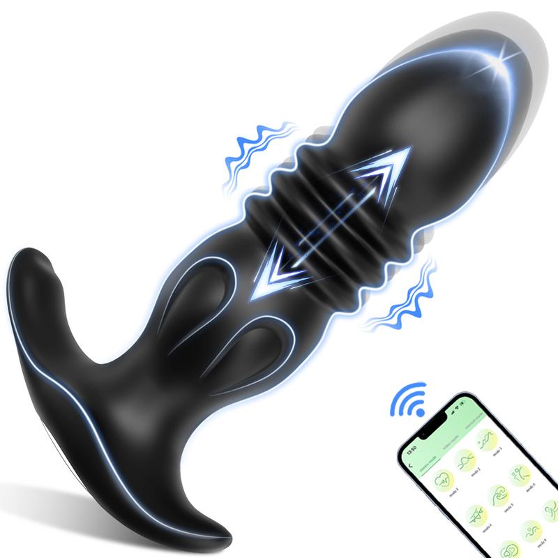 Anal Plug Vibrator Gay Massager Anal Toy Butt Plug Stimulator Masturbation Tools Penetration Anal Vagina Vibrator Men Women 18