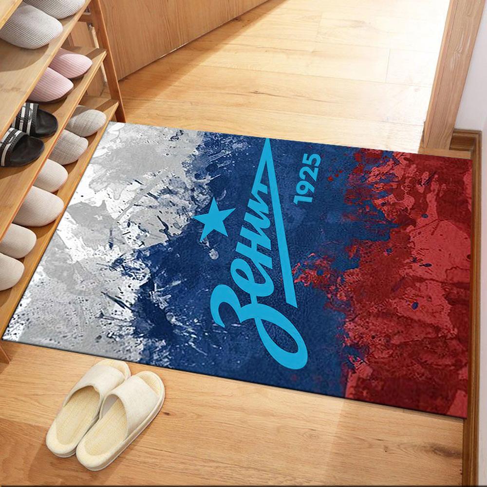 Blue Fc Zenit Saint Petersburg Square Rugs Are a Great Choice for Living Rooms, Bedrooms, Home Décor, and As Gifts.