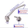 Stainless Steel High-Pressure Ball Type CNC Lathe Cooling Nozzle Head