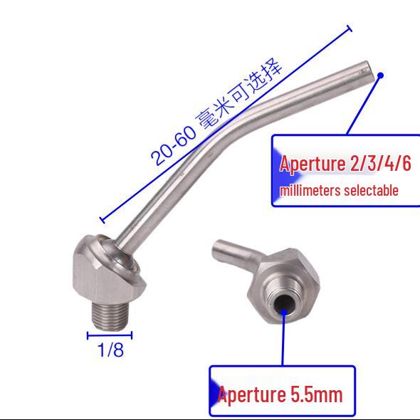 Stainless Steel High-Pressure Ball Type CNC Lathe Cooling Nozzle Head